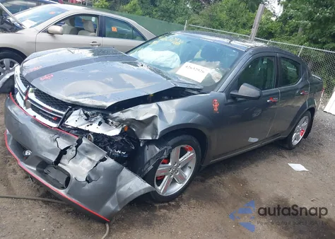 2013 Dodge Avenger Se из США, поврежденный, VIN 1C3CDZAB7DN648891